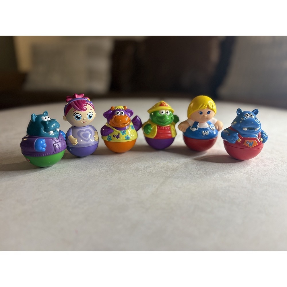 Playskool Weebles Figures Mixed Lot Demby Bumpus Pendleton Farmer Tooey Zuzie Q